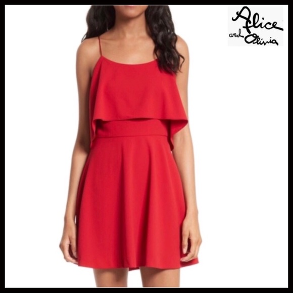 Alice + Olivia Dresses & Skirts - ALICE + OLIVIA LAYERED RUFFLE DRESS